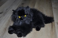 pluszak maskotka czarny puszysty kot kotek perski Piękny