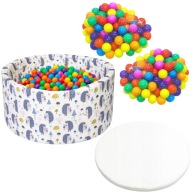 Suchy Basen z Piłeczkami 200szt 90x40 Kojec dla Dzieci Aga Jeż