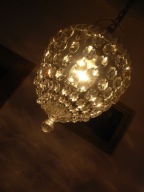 SLICZNY ELEGANCKI LAMPION KRYSZTAŁOWY