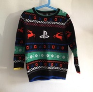 Sweter dla gracza świąteczny George 116 122 Playstation (597)