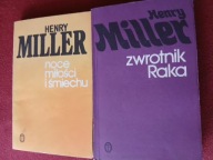 HENRY MILLER 2X ZWROTNIK RAKA, NOCE MIŁOŚCI I ŚMIECHU