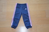 spodnie adidas 12-18 mc/92 cm grafitowy róż