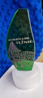 Inowrocław Tężnie - plakieta z barwionego szkła kryształowego