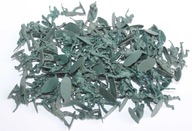 Żołnierzyki ciemno zielone luzem MIX 1:72