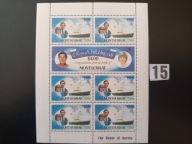 Sławni ludzie , Księżna Diana i Karol , Montserrat MNH