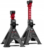 KOBYŁKI SAMOCHODOWE PODPORY WARSZTATOWE PODNOSNIK Z GUMĄ BLOKADĄ 2SZT DO 3T