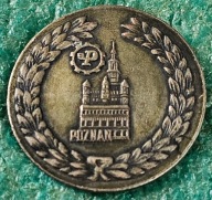 MEDAL MIĘDZYNARODOWE TARGI POZNAŃSKIE - RATUSZ POZNAŃSKI - HERB POZNANIA