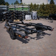 Przyczepa Lorries PPA13-6025 LAUMINIOWA pod Dwa skutery DMC 1300 Felgi Alu