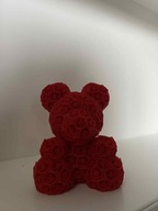 Miś z róż z drukarki 3d