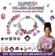 KREATYWNY ZESTAW DO ROBIENIA BRANSOLETEK K-POP + SZKATUŁKA