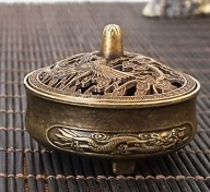 Mistyczna Mini-Kadzielnica "SMOK I FENIKS" – Harmonizator Energii