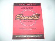 PRL STARA ETYKIETA Z KOLEKCJI WINO SAMANTA RACIBÓRZ