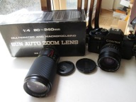 Aparat Contax RTS + 3 obiektywy