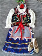 Strój krakowski KASIA NR kat 3 ,rozm 158-164,13-15 lat,dodatek pantofelki!