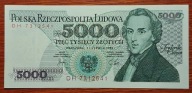PRL 5000 zł 1982 DH 7312541 Stan unc