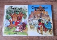 Andersen - Czarodziejskie krzesiwo. E.Mora - Zwierzęta leśne. Zestaw x 2
