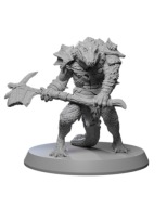 Arak Warrior C Lizardman Człowiek Jaszczur RPG Druk 3D