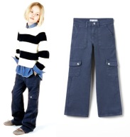ZARA spodnie jeans typu cargo atramentowe 9 lat 