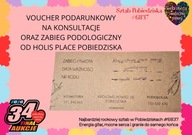 VOUCHER PODARUNKOWY NA KONSULTACJE ORAZ ZABIEG PODOLOGICZNY OD HOLISPLACE