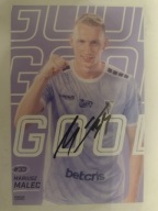 Zdjęcie autograf 10x15 Pogoń Szczecin sezon 2023/24 Gol Mariusz Malec