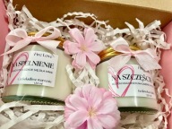 ZESTAW 2 ŚWIECE AFIRMACYJNE ''Na Szczęście'' 120 ML OD FIRE LOVE