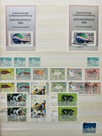 Klaser ze Znaczkami Pocztowymi Niemcy NRD DDR 1980 - 1983 rok czyste