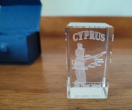 Rzeźba laserowa kryształ 3D CYPR, WENUS