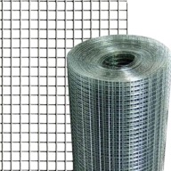 SIATKA OGRODZENIOWA OCYNKOWANA METALOWA HODOWLANA 100cm DROBNA GĘSTA 1x5