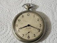 STARY ZEGAREK KIESZONKOWY MOLNIA 18 rubis PAROWÓZ PKP