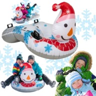 ŚLIZG NA ŚNIEG BAŁWANEK SANKI DMUCHANE 2 OSOBOWE DO ZJEŻDŻANIA ŚLIZGACZ