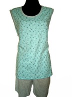 DUŻA Piżama damska szerokie RAMIONKA szorty r. 3XL