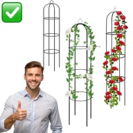 PERGOLA OGRODOWA METALOWA LETNIA WIEŻOWA DO PNĄCZY RÓŻ 176CM | GOGARDEN