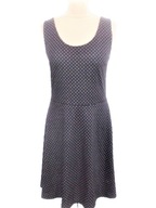 H&M T'SHIRTOWA CZARNA SUKIENKA GROSZKI 40 L