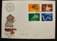 !!! KOPERTA FDC LIECHTENSTEIN OWADY - PIĘKNE - STAN BARDZ DOBRY !!