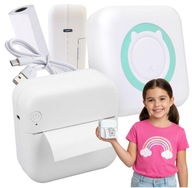 DRUKARKA PRZENOŚNA MOBILNA DO ZDJĘĆ NOTATEK BEZPRZEWODOWA BLUETOOTH PAPIER