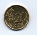 Grecja. 20 eurocent z 2010 roku z rolki bankowej-UNC