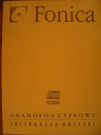 Instrukcja obsługi CD-0350 gramofon cyfrowy Fonica