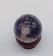 Kolekcja naturalny Ametyst szewron #85 kula sfera 28mm