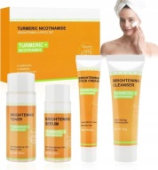 Zestaw do pielęgnacji skóry z kurkumą przeciwtrądzikowy 4 etapowy zestaw