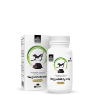 Pokusa suplement węgiel aktywny ostropest pies i kot Greenline 60 kapsułek