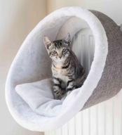 LEGOWISKO HAMAK owalny NA ścianę, KALORYFER DLA KOTA