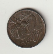 Wlochy 10 centesimi 1930 piekny stan