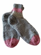 Skarpety robione na drutach, roz. 41-42 handmade