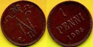 Finlandia 1 Penni 1905 r. - 2