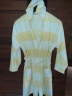 Szlafrok 42 44 frotte polarek delikatny z kapturem