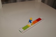 LEGO Linijka do skonstruowania z minifigurką