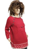 SWETER WEŁNIANY z kapturem dużą kieszenią 38/40
