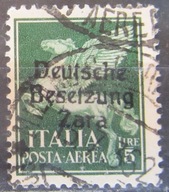 Włochy stary znaczek z nadrukiem Zara (6/28