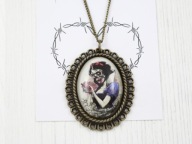 Heart Gore wisiorek ZOMBIE ŚNIEŻKA gore goth alternative grunge HG09