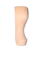 Stan: Nowy NOGA NÓŻKA NOGI MEBLOWA DREWNIANA BUK LUDWIK WYS 15 CM